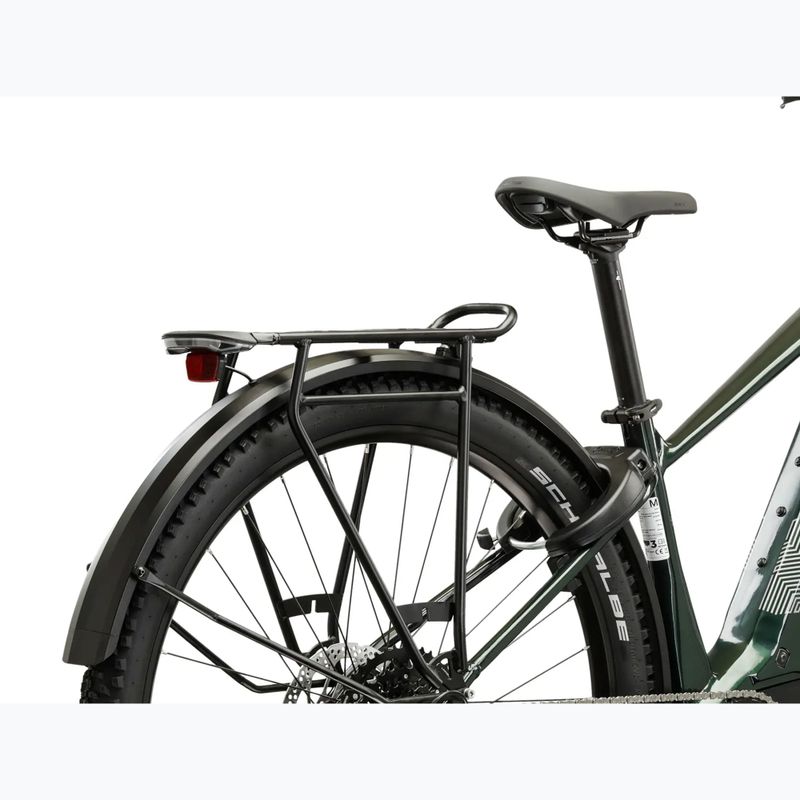 Bicicletă electrică KROSS Influx Suv Hybrid 2.0 600Wh green/silver/gloss 14