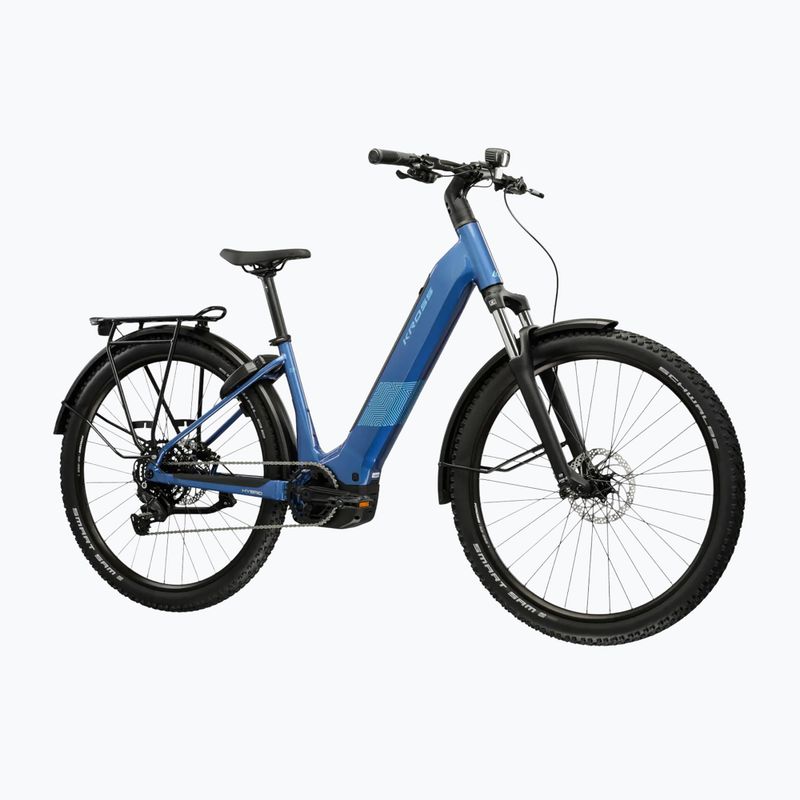 Bicicletă electrică KROSS Influx Suv Hybrid 2.0 600 29 el. blue/light blue/gloss 2