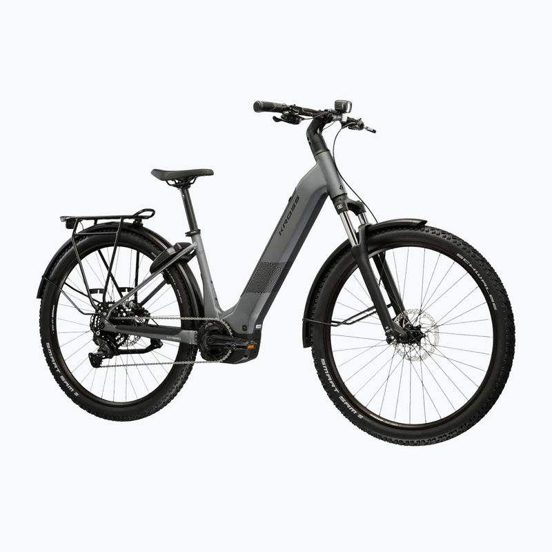 Bicicletă electrică KROSS Influx Suv Hybrid 2.0 600Wh LS 29" grey/black/matte 2