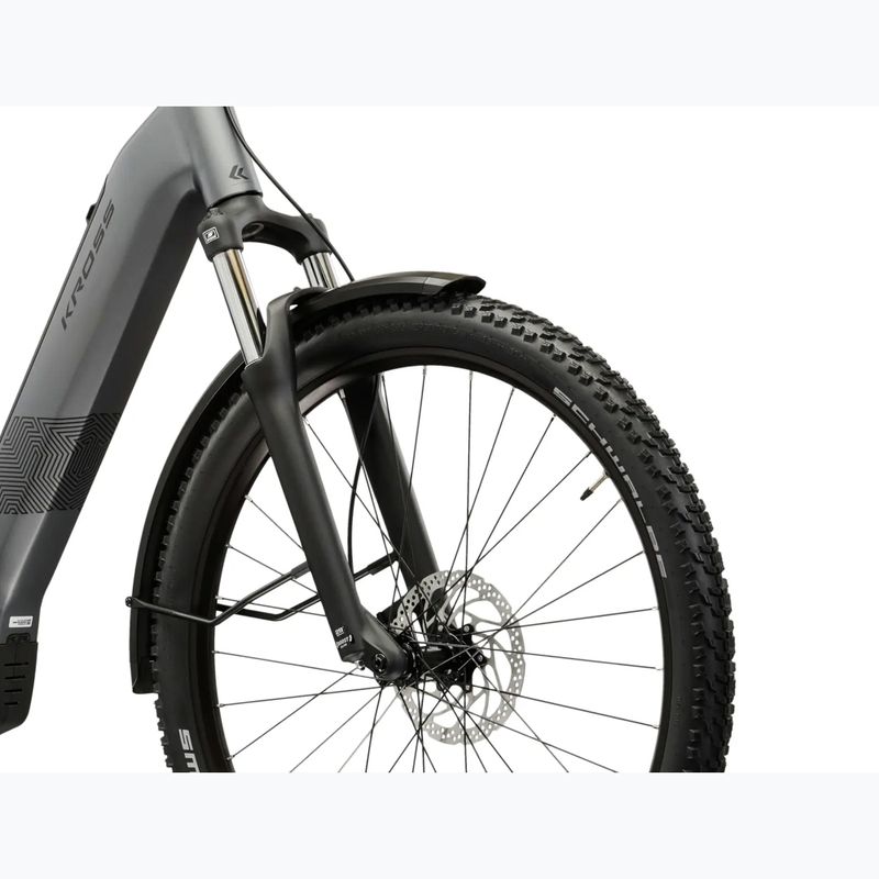 Bicicletă electrică KROSS Influx Suv Hybrid 2.0 600Wh LS 29" grey/black/matte 6