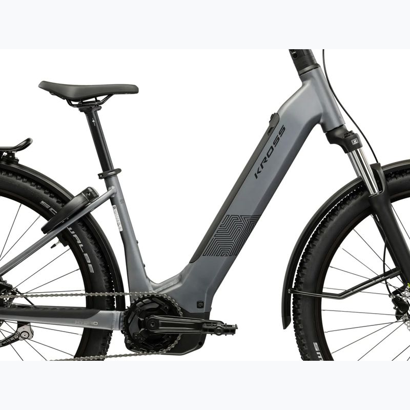 Bicicletă electrică KROSS Influx Suv Hybrid 2.0 600Wh LS 29" grey/black/matte 13