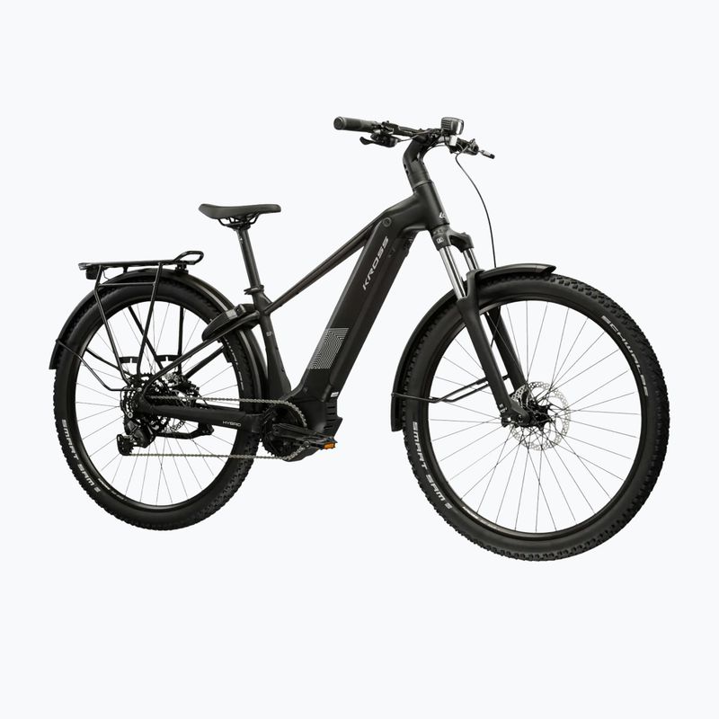 Bicicletă electrică KROSS Influx Suv Hybrid 2.0 600 29 electric black/silver/matte 2