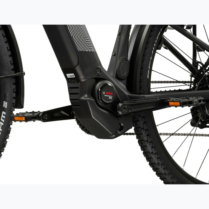 Bicicletă electrică KROSS Influx Suv Hybrid 2.0 600 29 electric black/silver/matte 10