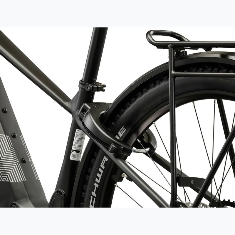 Bicicletă electrică KROSS Influx Suv Hybrid 2.0 600 29 electric black/silver/matte 12