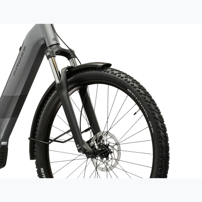 Bicicletă electrică KROSS Influx Suv Hybrid 2.0 600Wh LS 27,5" grey/black/matte 6
