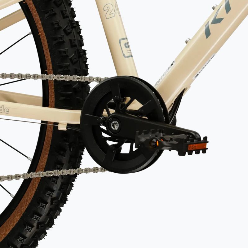 Bicicletă pentru copii KROSS Liftie 24 X beige/gray/matte 9
