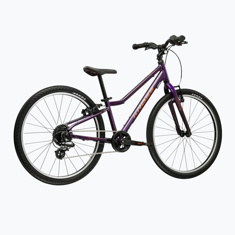 Bicicletă pentru copii KROSS Liftie 24 purple/copper/gloss 3