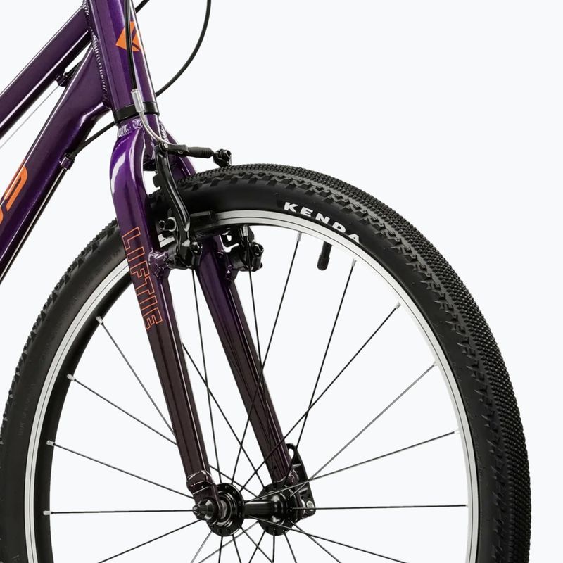 Bicicletă pentru copii KROSS Liftie 24 purple/copper/gloss 6