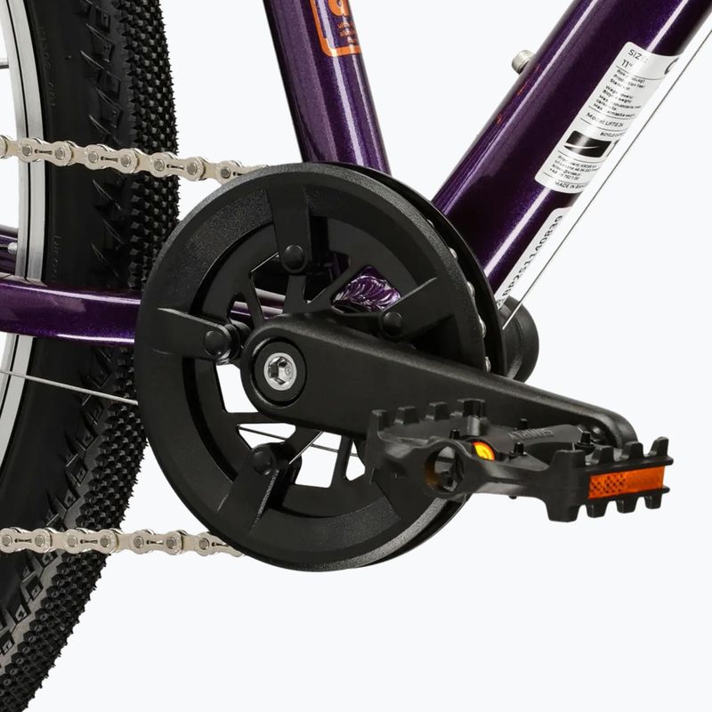 Bicicletă pentru copii KROSS Liftie 24 purple/copper/gloss 8