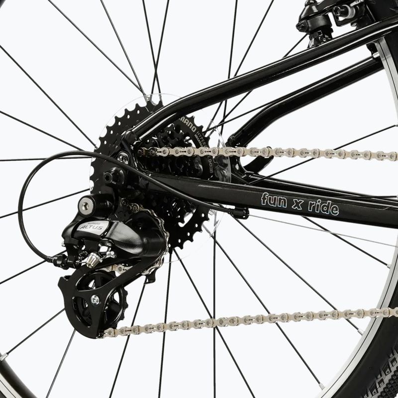 Bicicletă pentru copii KROSS Liftie 24 black/silver/gloss 7