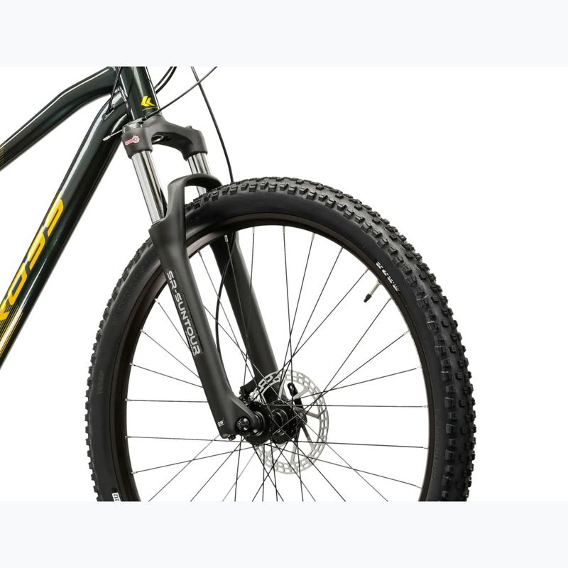Bicicletă de munte KROSS Hexagon 5.0 27.5" green/green/gloss 5