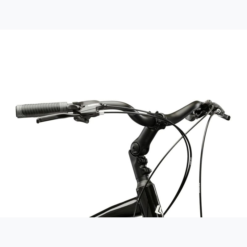 Bicicletă trekking KROSS Trans 3.0 black/grey/gloss 4