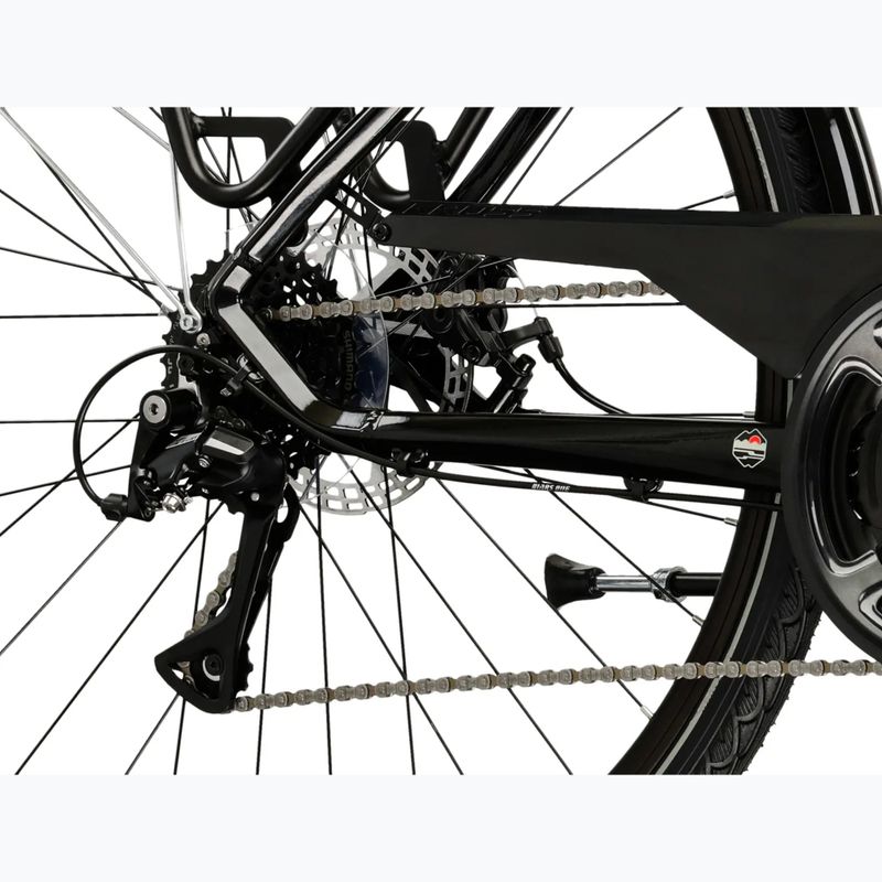 Bicicletă trekking KROSS Trans 3.0 black/grey/gloss 7