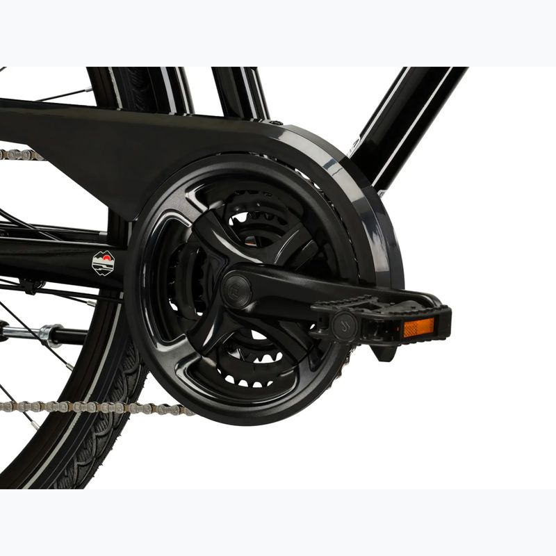 Bicicletă trekking KROSS Trans 3.0 black/grey/gloss 8