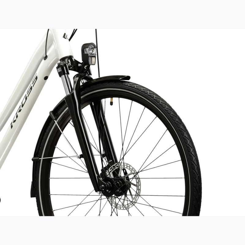 Bicicletă trekking pentru femei KROSS Trans 3.0 In pearl/black/gloss 5