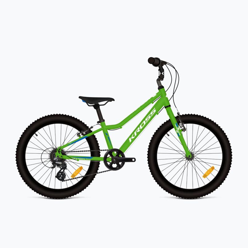 Bicicletă pentru copii KROSS Hexagon Mini 1.0 green/white/gloss
