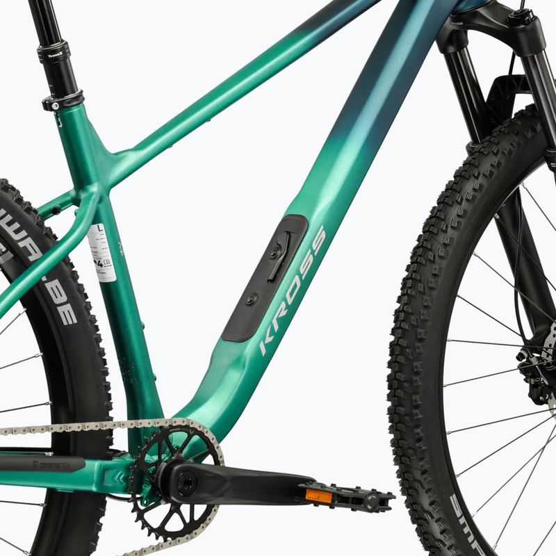 Bicicletă de munte KROSS Level X500 marine/turquoise/matte 10