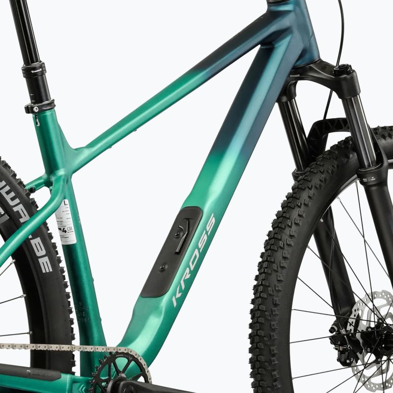 Bicicletă de munte KROSS Level X500 marine/turquoise/matte 11