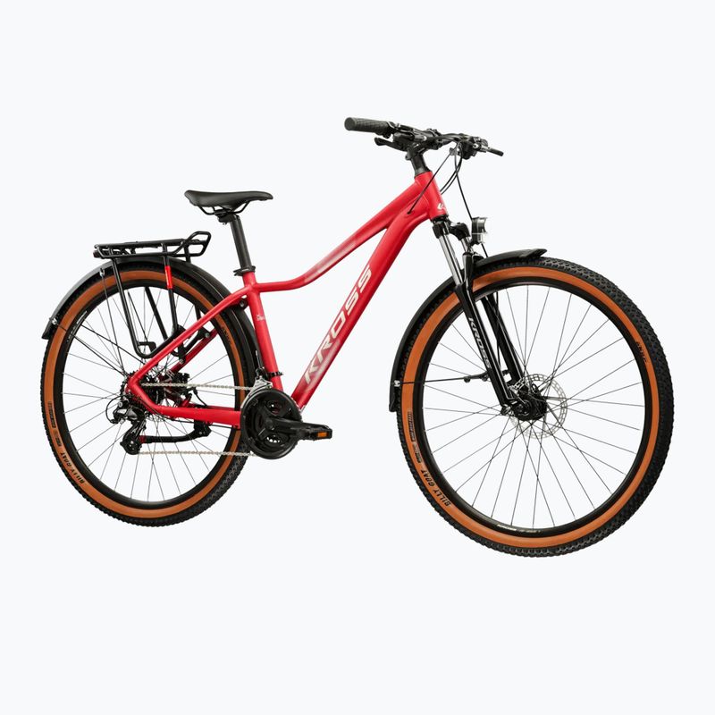 Bicicletă de munte pentru femei KROSS Lea X200 Eq W 27.5 pink/silver/matte 2
