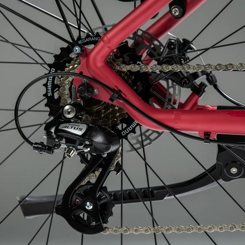 Bicicletă de munte pentru femei KROSS Lea X200 Eq W 27.5 pink/silver/matte 12