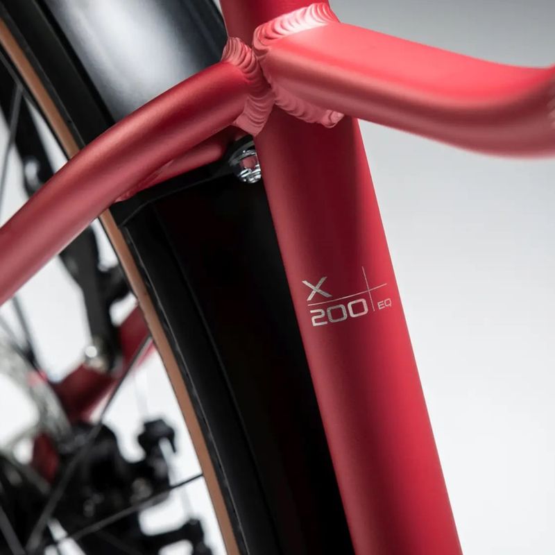 Bicicletă de munte pentru femei KROSS Lea X200 Eq W 27.5 pink/silver/matte 14
