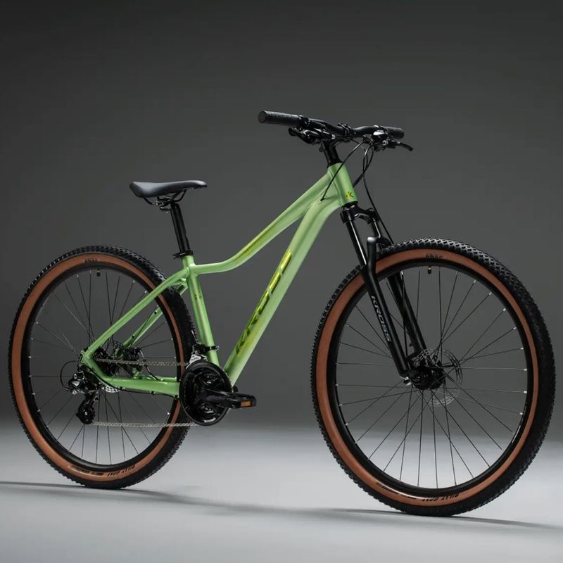 Bicicletă de munte pentru femei KROSS Lea X200 W 27.5 green/green/matte 10