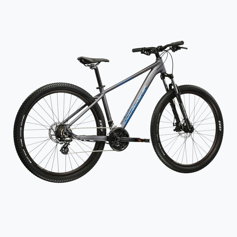 Bicicletă de munte KROSS Hexagon X200 29" grey/blue/matte 3