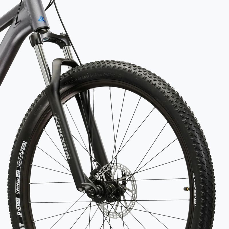 Bicicletă de munte KROSS Hexagon X200 29" grey/blue/matte 5