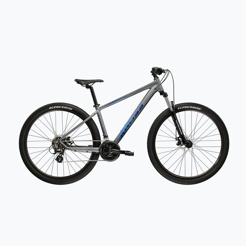 Bicicletă de munte KROSS Hexagon X200 27,5" grey/blue/matte