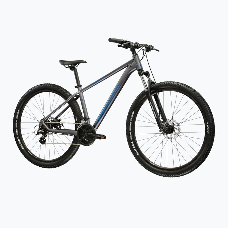 Bicicletă de munte KROSS Hexagon X200 27,5" grey/blue/matte 2