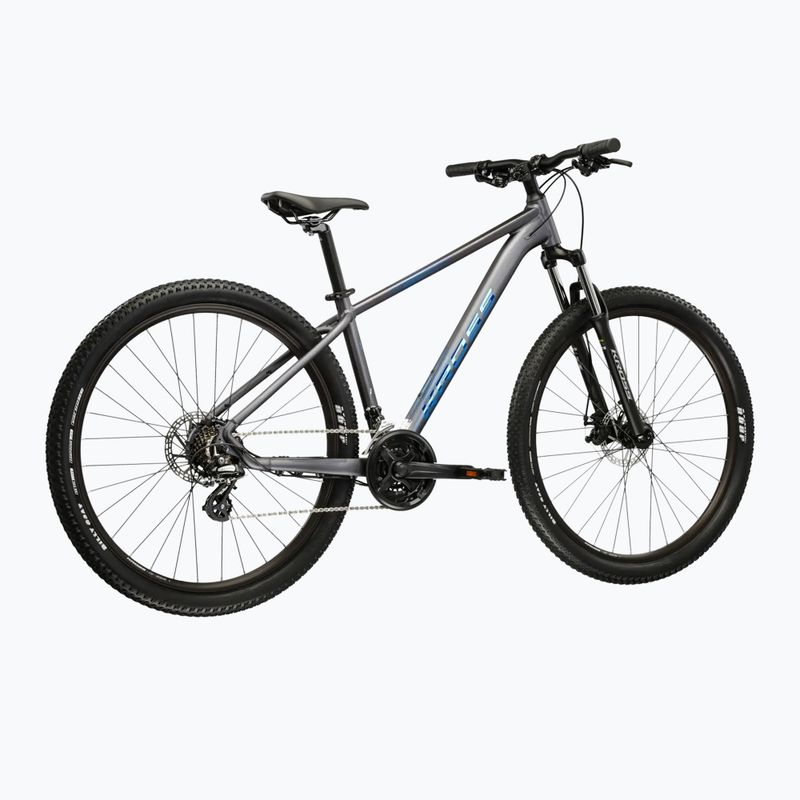 Bicicletă de munte KROSS Hexagon X200 27,5" grey/blue/matte 3