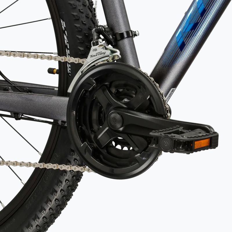 Bicicletă de munte KROSS Hexagon X200 27,5" grey/blue/matte 10