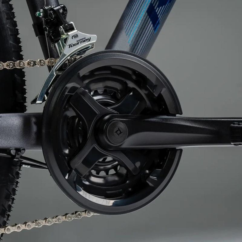 Bicicletă de munte KROSS Hexagon X200 27,5" grey/blue/matte 14