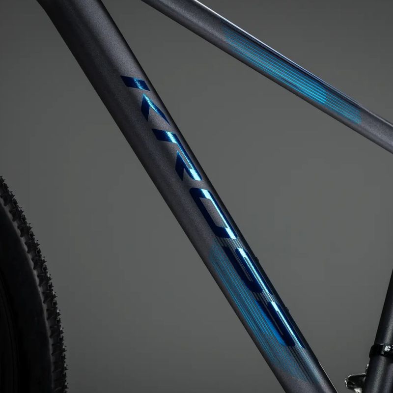 Bicicletă de munte KROSS Hexagon X200 27,5" grey/blue/matte 15