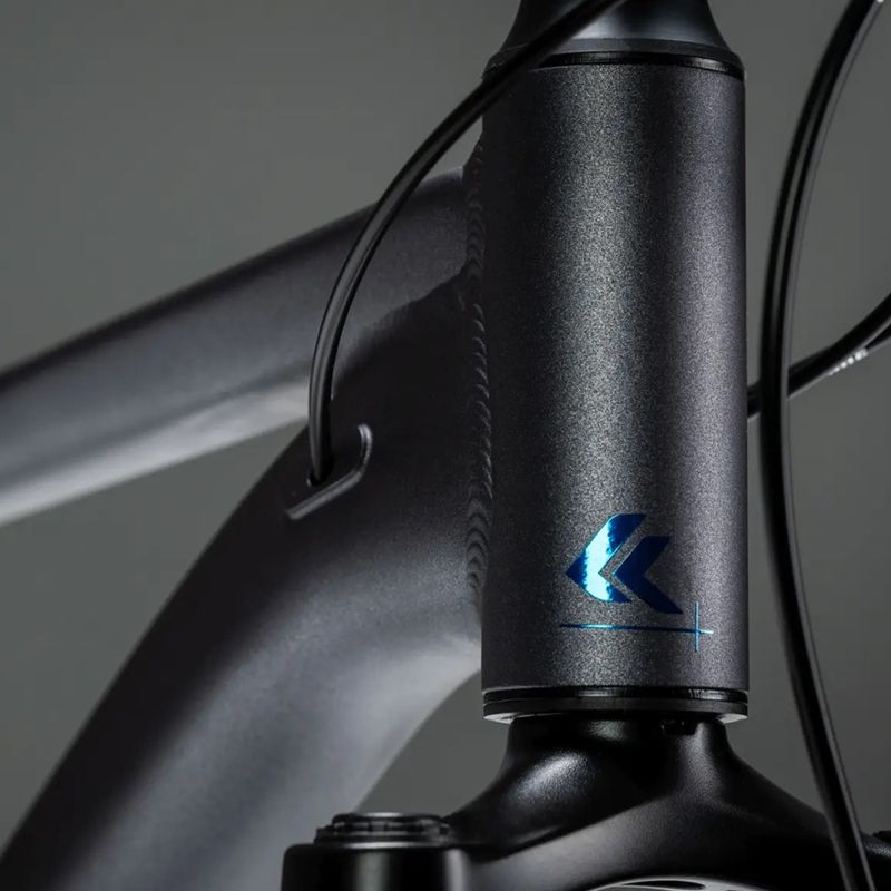 Bicicletă de munte KROSS Hexagon X200 27,5" grey/blue/matte 17