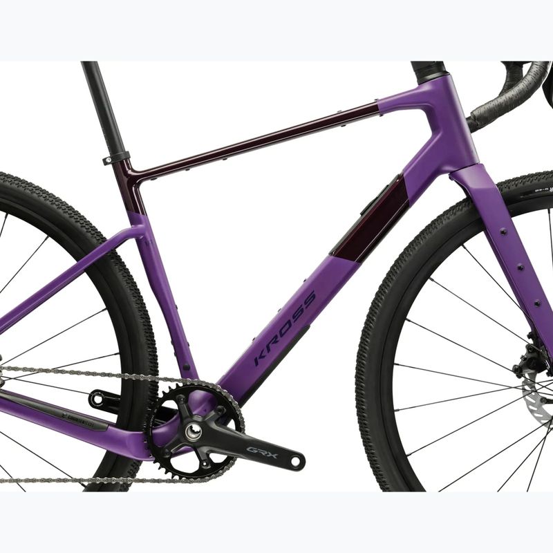 Bicicletă gravel KROSS Esker ADV 1.0 purple/matte 12