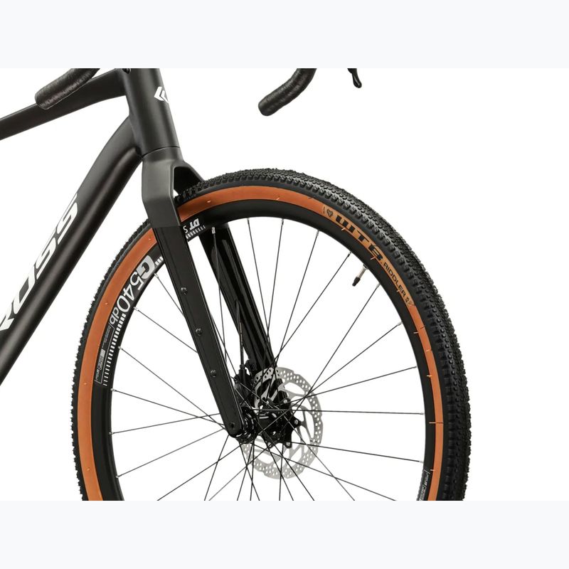 Bicicletă gravel KROSS Esker 6.0 black/white/matte/gloss 7