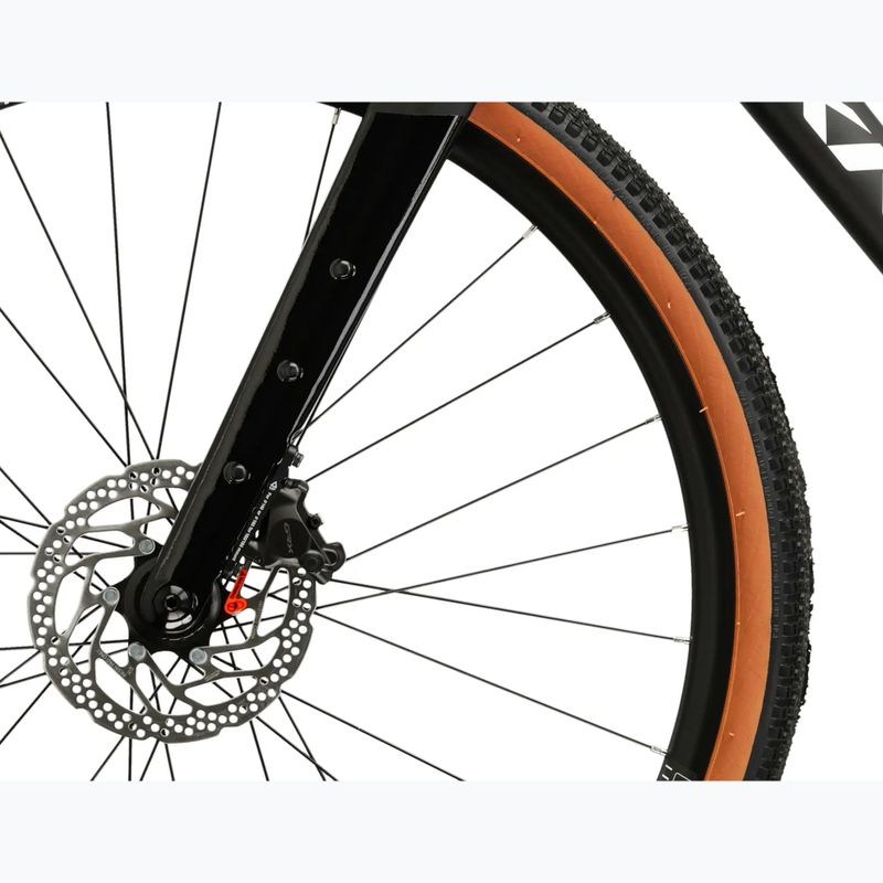 Bicicletă gravel KROSS Esker 6.0 black/white/matte/gloss 8