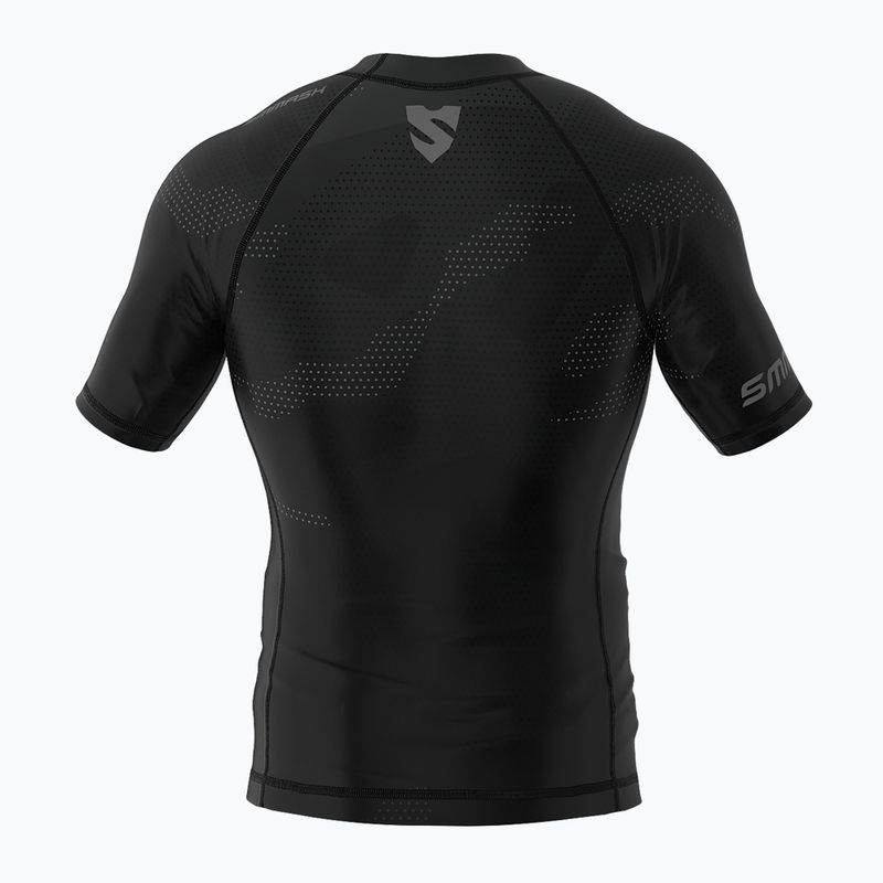 Rashguard SMMASH Murk pentru bărbați negru RSO2 2