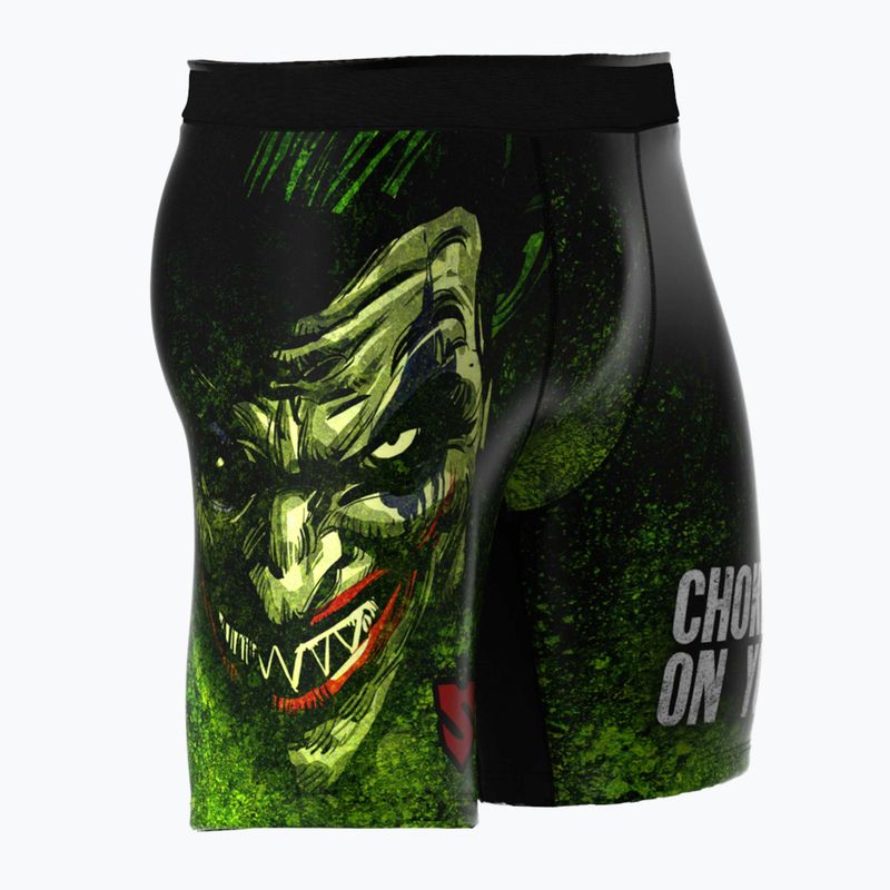 Pantaloni scurți de antrenament pentru bărbați SMMASH Vale Tudo Pro The Choker verde VT2-002 3