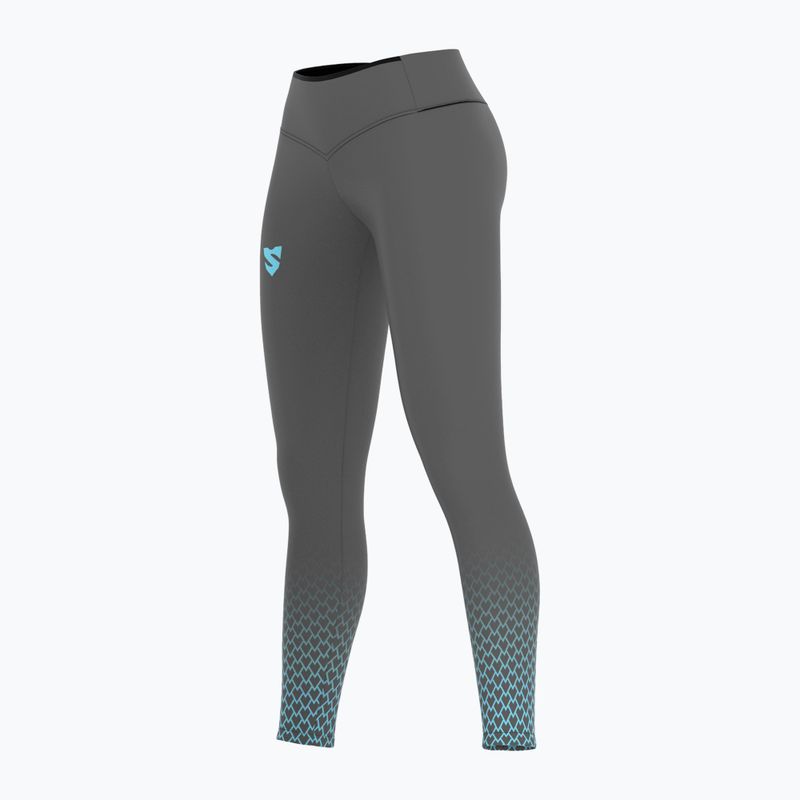 Colanți de antrenament pentru femei SMMASH Scale 3D Highwaist gri LSO11-002