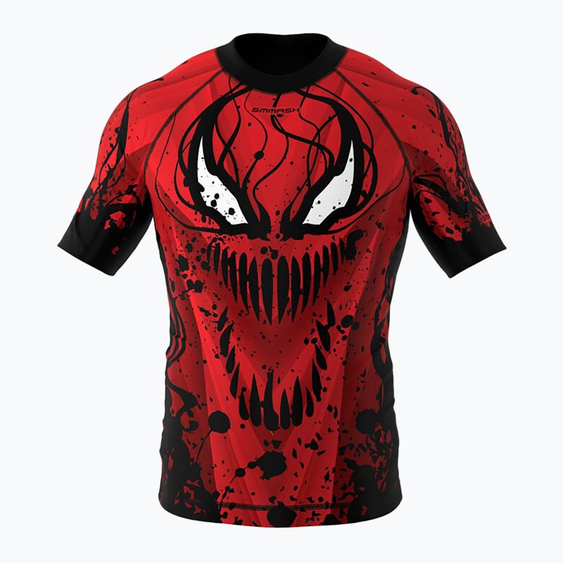 Rashguard pentru bărbați SMMASH Carnage roșu RSO3-001
