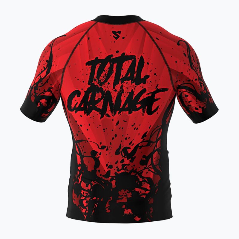 Rashguard pentru bărbați SMMASH Carnage roșu RSO3-001 2