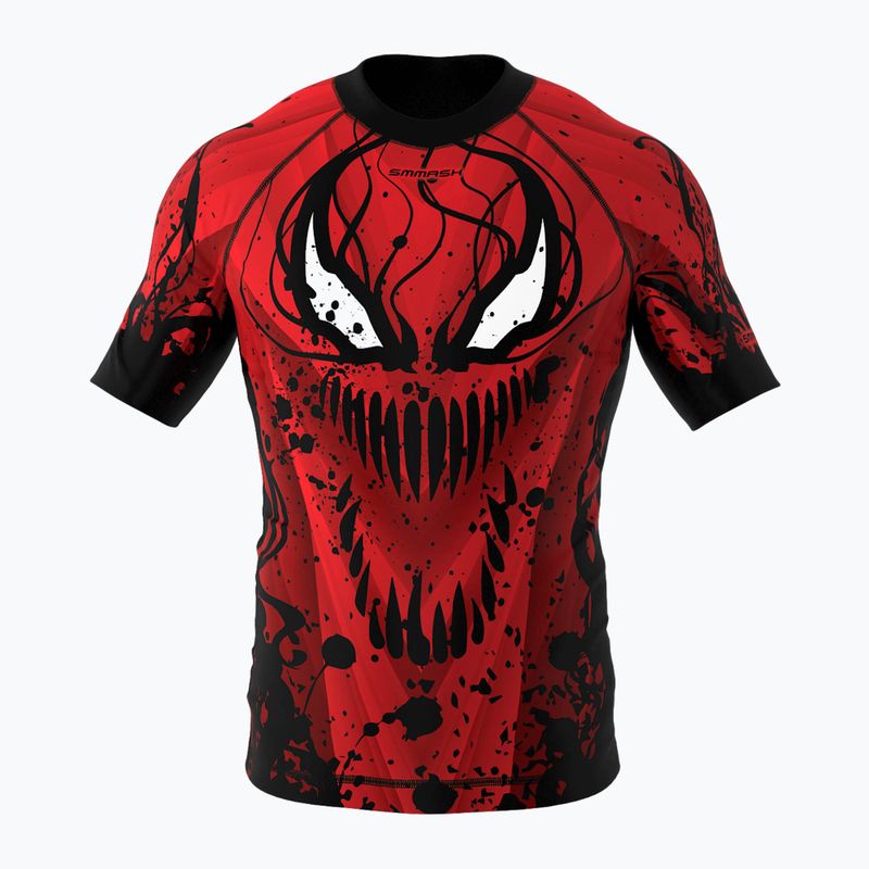 Rashguard pentru bărbați SMMASH Carnage roșu RSO2-001