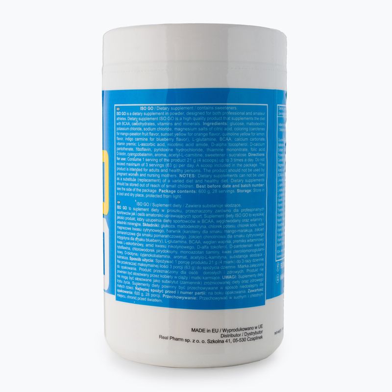 ISO GO Real Pharm Real Pharm aminoacizi 600g portocaliu 701169 3