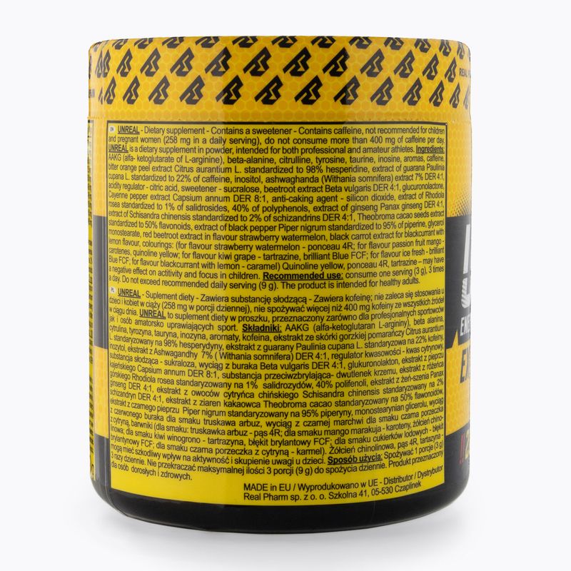 Pre-antrenament Real Pharm Unreal 360g coacăze negre 701510 2