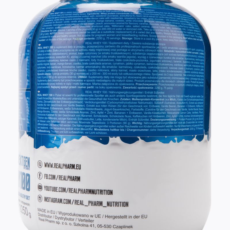 Bogat în proteine Real Pharm Real Real 2250g vanilie-cranberry 701701 2
