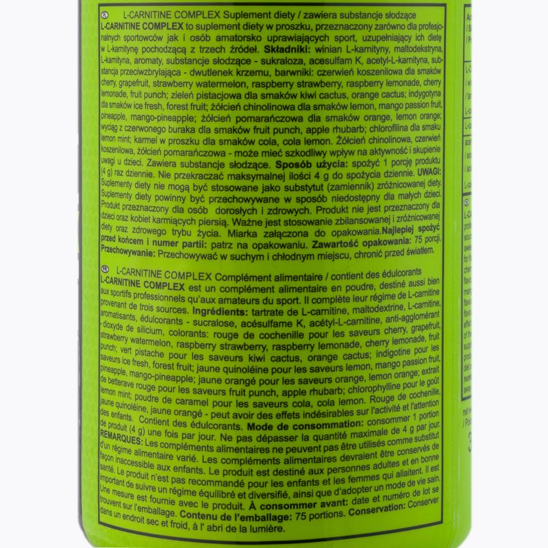 L-Carnitine Complex Real Pharm arzător de grăsimi 300g zmeură-frunze 703767 3