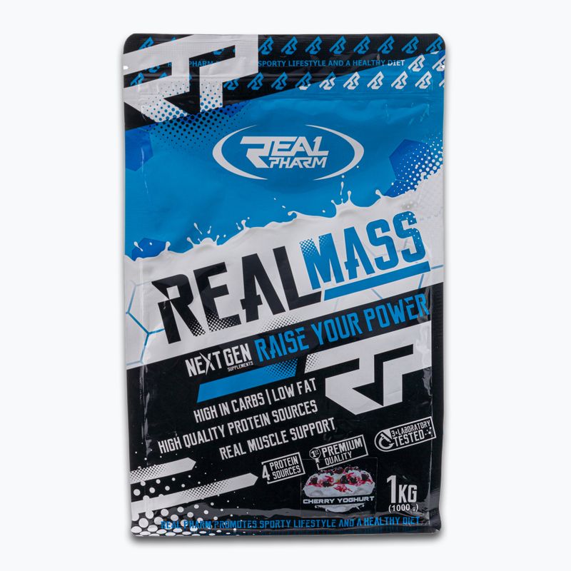 Real Pharm Gainer Real Mass 1kg iaurt de cireșe 709035