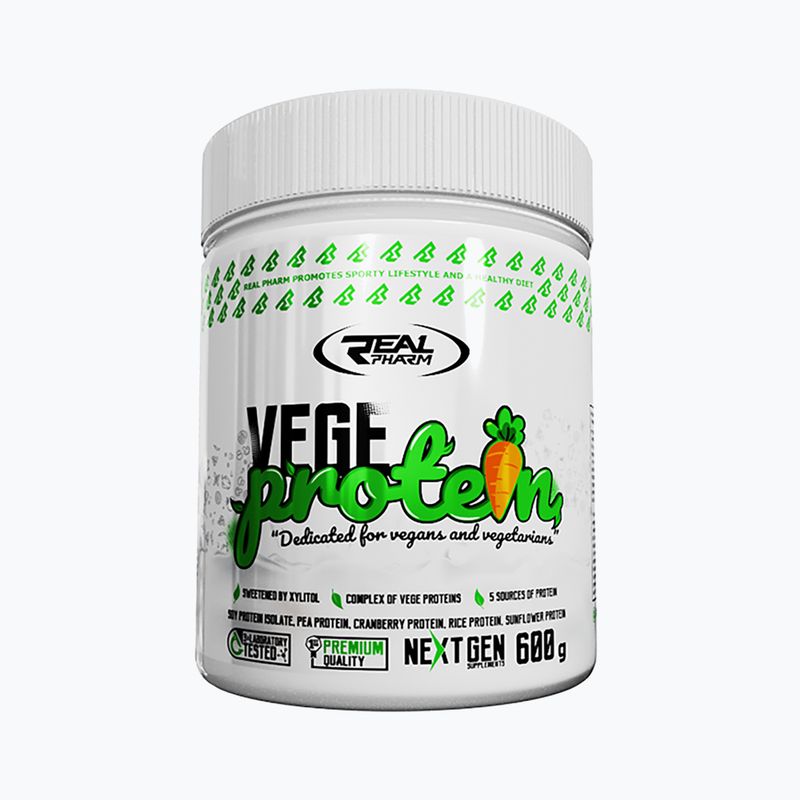 Whey Real Pharm Vege Protein 600g ciocolată 709080